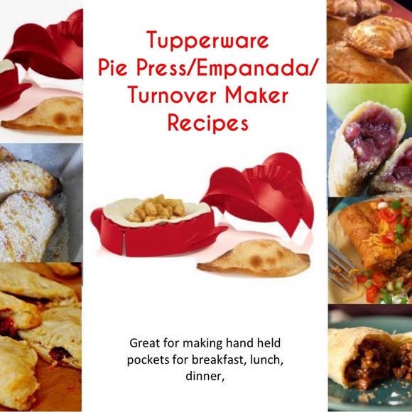 Tupperware - Blue Empanada Press Pastry Turnover Tart Maker - Picture 8 of 9